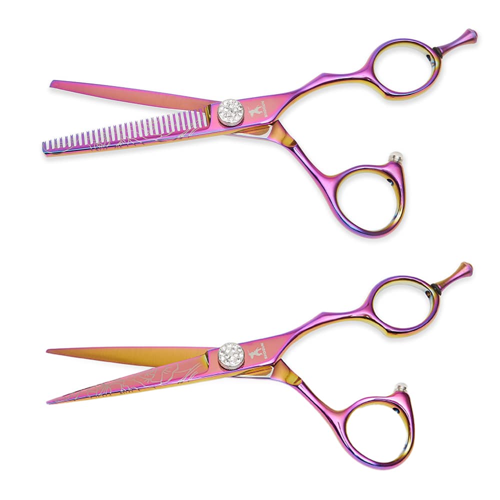 Shogun Rosa professional hairdressing scissors set 5.0 / 5.5 / 6.0  inch