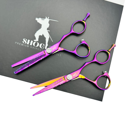 Shogun Rosa professional hairdressing scissors set 5.0 / 5.5 / 6.0  inch