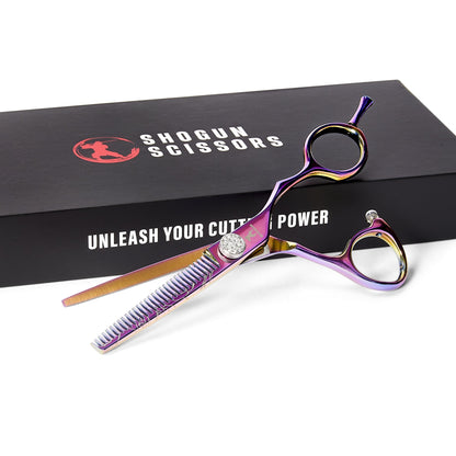 Shogun Rosa professional hairdressing thinning scissors 5.5 inch